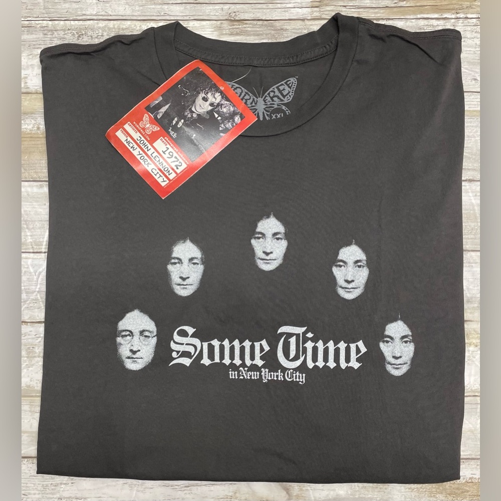 John Lennon Some Time in New York City 1972  T-Shirt Size XXL NWT Reproduction